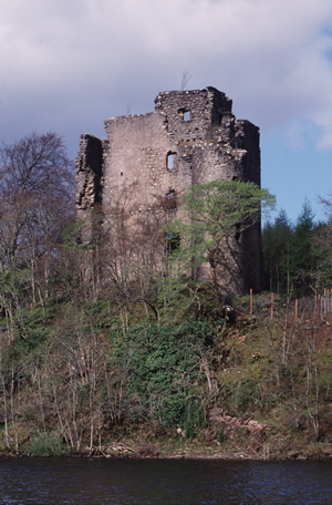 Invergarry Castle from Loch Oich