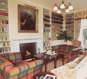 click here for a larger photo of the library